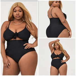 Traje de Baño de Talle Grande con Cintura Alta para Mujer, Traje de Baño de Una Pieza para Mujer con Busto Grande, Venta al por Mayor - Product Image 5