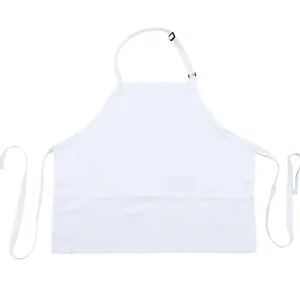 restaurant uniforms apron for waiter and waitress with three pockets