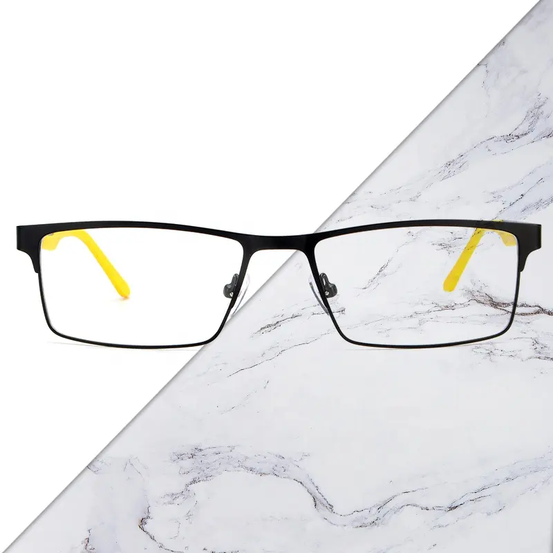 High Quality Metal + Silicone Men Optical Eyeglasses Frames With Spring Sport Prescription Eyewear Custom Gafas Male Eye Glasses