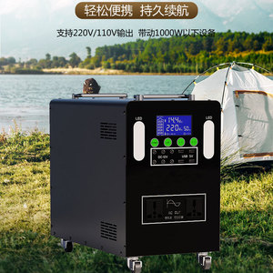 Portable Power Station 1000W AC Output 220V 50Hz 60Hz Outdoor Use Home Street Vending Live Streaming UPS Battery Backup - Product Image 2