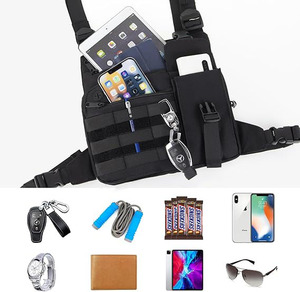 Free sample TINYATHot <b>Sale</b> Custom Logo Cross Body Outdoor Fashion Sports Sling <b>Men</b> Unisex Vest Rig Chest Tactical <b>Bag</b> - Product Image 3
