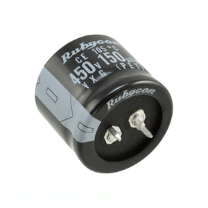 ตัวเก็บประจุแบบ Through Hole รุ่น 400VXG390MEFC35X35 CAP ALUM 390UF 20% 400V SNAP TH 390 uF - Product Image 1
