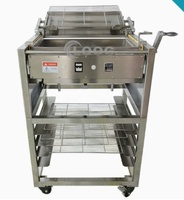 Machine à glaçage au chocolat semi-automatique pour beignets, équipement alimentaire, machine manuelle à glaçage au chocolat pour gâteaux, fabricant