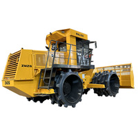 Compacteur d'ordures 20 tonnes 26 tonnes 30 tonnes Compacteur à rouleaux de moteur Compacteur à rouleaux d'ordures