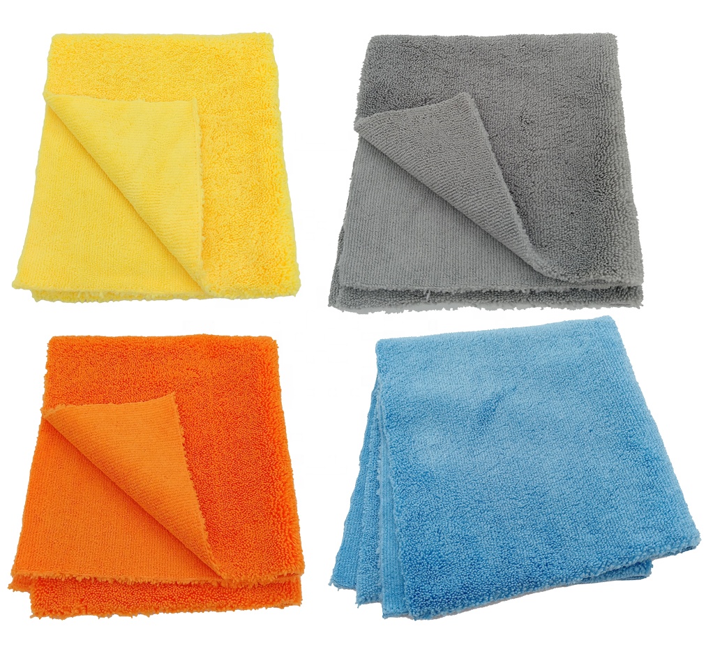 Полотенце из микрофибры с высоким и низким ворсом 40x40 см
