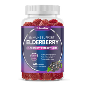 Nicht gentechnisch veränderte Elberberry-Extrakt öl in Lebensmittel qualität Vitamin-aktives Kräuter gel Candy Wild kultivierte verpackte Flaschen Grenz überschreitende Versorgung - Product Image 5