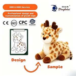 Juguete <span class=keywords><strong>de</strong></span> Peluche <span class=keywords><strong>de</strong></span> Reno Adorable, Superventas Transfronterizo, Muñeco Decorativo Personalizado, Animal <span class=keywords><strong>de</strong></span> Peluche <span class=keywords><strong>de</strong></span> Dibujos Animados con Relleno <span class=keywords><strong>de</strong></span> Algodón PP y Forro <span class=keywords><strong>de</strong></span> Malla - Product Image 1