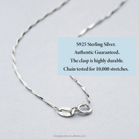 Chaînes en argent 925 plaqué or fin haut de gamme, collier en filigrane pour femme, collier en couches, fournitures polyvalentes de fabrication de bijoux