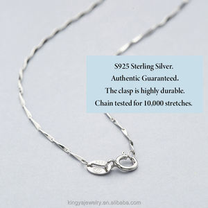 Catene in <span class=keywords><strong>argento</strong></span> 925 placcate in oro <span class=keywords><strong>sottile</strong></span> di fascia alta, collana da donna con colletto in filigrana a strati Versatile per creare gioielli - Product Image 6