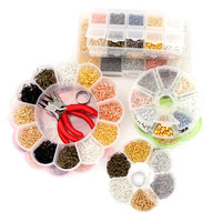 Ensemble de résultats de bijoux, outil, anneau de saut ouvert, fermoir mousqueton, chaînes de queue, crochets pour collier, boucles d'oreilles, bricolage, fabrication de bijoux