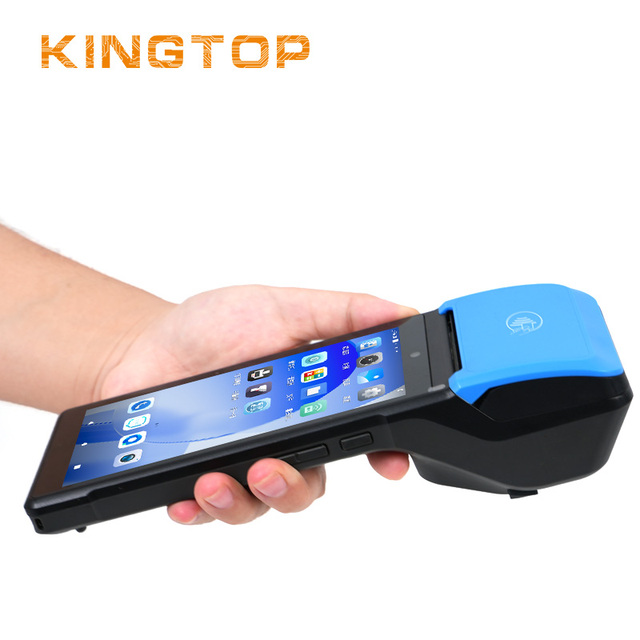 ODM 4G Handheld POS Terminal with 58mm Thermal Printer and 3GB ROM 16GB RAM NFC POS Machine for Logistics