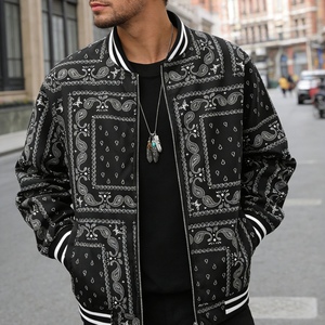 Chaqueta de Moda para <span class=keywords><strong>Hombre</strong></span>, Tejido Entrelazado, Primavera/Otoño, Nueva Llegada, Estampado Moderno, Estilo Sehe - Product Image 3