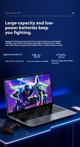 NUEVA Laptop Ligera para Juegos de 15.6 Pulgadas con Intel N95 y Gráficos Dedicados <span class=keywords><strong>NVIDIA</strong></span> <span class=keywords><strong>MX550</strong></span> de 4G, 16G de RAM, 512G de SSD, Pantalla IPS y Teclado en Inglés - Product Image 6