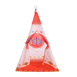 ZJH-011 <span class=keywords><strong>เต็นท์</strong></span>เด็กชุดเด็กสีแดงสีม่วงพับเต็นท์อินเดียสําหรับเด็กเด็กเล่นเต็นท์teepee - Product Image 5