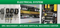 Centre d'usinage vertical à guidage linéaire 3 axes MVL1270S BT40 FANUC-0i-MF, machine de fraisage CNC pour le traitement des moules métalliques