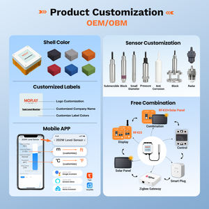 مستشعر مستوى المياه اللاسلكي الغاطس بالطاقة الشمسية Moray ME202WSP مع تطبيق Tuya Smartlife لخزان الوقود - Product Image 5