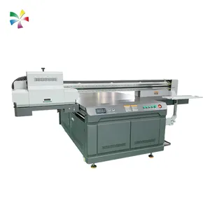 Mesin cetak Inkjet industri Digital 1216 Printer Flatbed UV dengan sistem pemosisian Visual otomatis