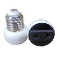 Adaptateur de douille d'ampoule E27 blanc de haute qualité avec connecteur, prise US/EU, support d'ampoule à vis, luminaire, douille de lampe