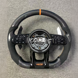 <span class=keywords><strong>พวงมาลัย</strong></span>คาร์บอนไฟเบอร์สีขาวสำหรับรถยนต์ Mercedes Benz W204 W205 W212 W213 W447 W166 E300 C250 C63S C450 E53 GLA45 E300D - Product Image 5