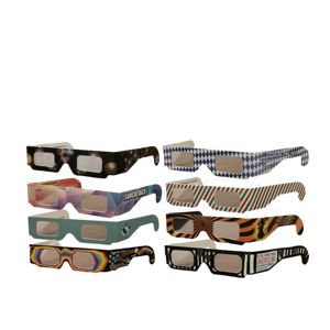 نظارات الألعاب النارية قوس قزح ، نظارات حوامل لولبية للبيع بالجملة من المصنع ، أجهزة فريدة وأنيقة ، نظارات حراف مخصصة - Product Image 5