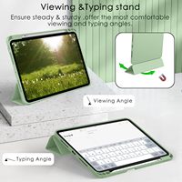 Étui pour iPad Pro 13 pouces avec support pliable fin à fixation magnétique puissante, étui M5/M4 (2025/2024)