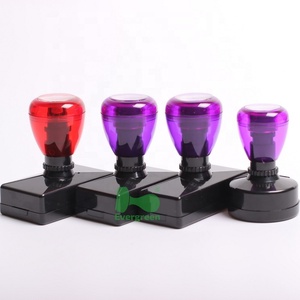 Tem Mực Di Động Cá Nhân 7Mm Pre Inked Bọt <span class=keywords><strong>Flash</strong></span> Tem <span class=keywords><strong>Stamper</strong></span> Với Mực - Product Image 3