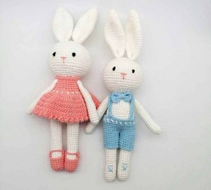 Tùy Chỉnh Bé Crochet Fox <span class=keywords><strong>Monkey</strong></span> Nhồi Bông Đồ Chơi 100% Handmade Dệt Kim Động Vật Amigurumi Quà Tặng Đồ Chơi - Product Image 2