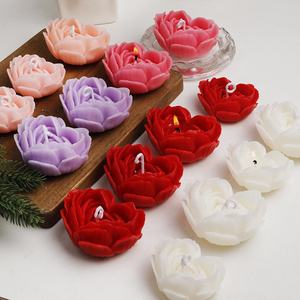 <strong>Valentines</strong> <strong>Day</strong> Rose Heart Scented Candle Luxury Handmade Soy Wax Romantic Proposal Decoration Birthday Anniversary Wedding <strong>Gift</strong> - Product Image 3