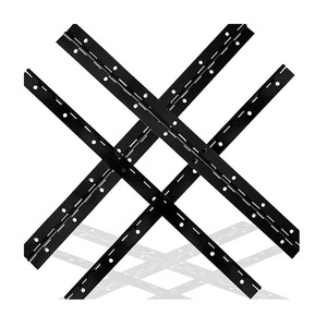 HM1406 บานพับแบบต่อเนื่องและเปียโนพร้อมรู บานพับสแตนเลสแบบต่อเนื่องสีดําสําหรับงานหนักสําหรับกล่องเก็บตู้เรือ - Product Image 3