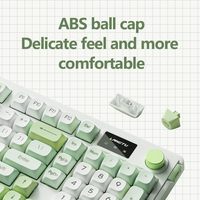 OEM ODM L98 96 Membrane Keyboard TriMode Connectivity RGB Backlight Rotary Knob Screen Gasket Mounted SA Profile Keycaps 98 Key