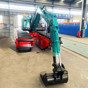 Pelle amphibie nouvellement conçue pour la drague d'utilisation de rivière avec engrenage de moteur de pompe de boîte de vitesse de noyau-Ponton utilisé à vendre - Product Image 5