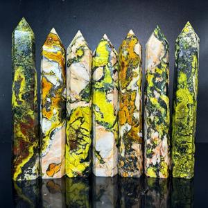 Venta al por mayor, fábrica de cristal Fanshi, columna grande, varita de piedras preciosas, decoración artesanal, torre de piedra <span class=keywords><strong>Ponderosa</strong></span> de cuarzo curativo Natural para - Product Image 2