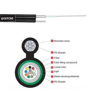 Cable de Fibra Óptica GYXTC8S, Autoportante, para Exteriores, Blindado, con Tubo Central Suelto, 6, 12, 24, 48 Núcleos, Cable Óptico FTTH - Product Image 5