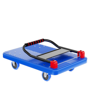 पीपी घरेलू मैनुअल फोल्डेबल फूड कार्ट फोल्डेबल भारी शुल्क हैंड ट्रक हैंड पुश कार्ट और कार्गो परिवहन गाड़ी - Product Image 2