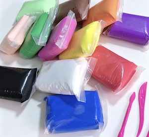 Argile à modeler à séchage à l'air, 12-48 couleurs, avec paillettes décoratives, type cadeau, argile à modeler et slime - Product Image 6