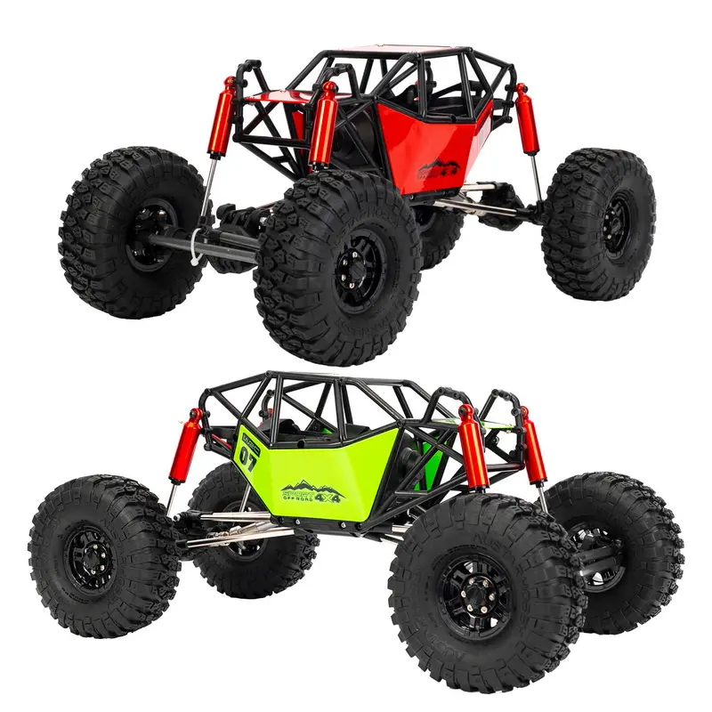 310Mm Wielbasis Rock Buggy Chassis Met Buis Roll Kooi 540 Motor Omvatten Voor 1/10 Rc Crawler Auto