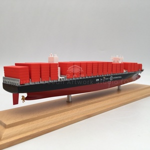 Mô hình thuyền quy mô thủ công của nhà máy o.a.s 1: Mô hình tàu Chất lượng cao quy mô 1000 tùy chỉnh Mô hình tàu container 35cm zim - Product Image 1