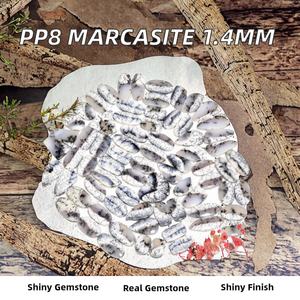 หินโมราธรรมชาติ Dendrite ทรงรีสำหรับขัดเงาเครื่องประดับเงินลูกปัดขนาดเล็กแบบหลวม - Product Image 2