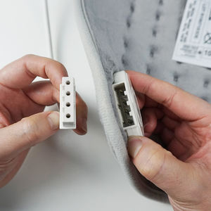 Meilleure vente de coussin chauffant électrique gris, protection contre la surchauffe - Product Image 4