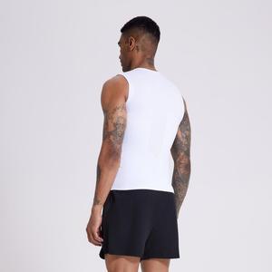 Wholesale Men's V-Neck Plus Size Seamless Quick Drying Undershirts Solid Men's Underwear Vest - Product Image 2