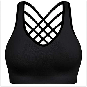 Soutien-gorge de sport pour femmes Soutien-gorge de gymnastique extensible et respirant Soutien-gorge d'entraînement à soutien élevé Tissu à séchage rapide Logo personnalisé Fabricant d'usine - Product Image 5