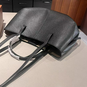 Sac à main pour <span class=keywords><strong>femme</strong></span> de grande taille en cuir de vachette de haute qualité, sac de <span class=keywords><strong>marque</strong></span> sans étiquette, sac de luxe en cuir véritable, sac fourre-tout pour <span class=keywords><strong>femme</strong></span> - Product Image 4