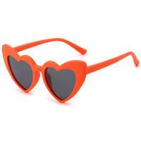 Fabricant de lunettes de soleil à verres polarisés unisexes en forme de cœur Lunettes de soleil anti-UV de créateur pour enfants et bébés filles