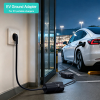 Nouvelle rallonge de charge pour VE avec prise Type 2 à bypass de terre, prises portables personnalisées pour l'Inde, l'Australie, l'Afrique du Sud, le Royaume-Uni