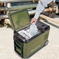 Réfrigérateur-congélateur portable Makita alimenté par batterie lithium-ion pour voiture et camping en extérieur, fonctionnement chaud/froid, mini-réfrigérateur