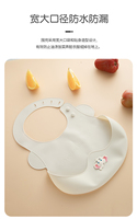 Bavoirs en assiette pour bébé en silicone sans BPA de haute qualité accessoires de salle à manger étanches personnalisés, y compris un bol de cuillère d'alimentation pour classique