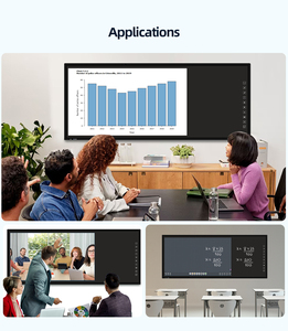 Nhà Máy Tùy Chỉnh 77/94 Inch 4K LED Bảng Tương Tác Thông Minh Bằng Văn Bản Bảng Điện Tử Màn Hình Máy Chiếu Lớp Kỹ Thuật Số Bảng Đen - Product Image 4