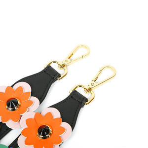 Meetee B-S051 105cm Accessori per Borse Tracolla Lunga Colorata alla Moda Nuovi Modelli con Fiori Cinghia Larga in <span class=keywords><strong>Pelle</strong></span> per Borse - Product Image 6