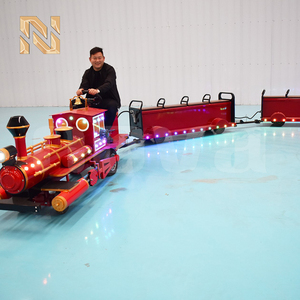 Train électrique sans rails <span class=keywords><strong>de</strong></span> 17 places, 48V, longue portée, pour les centres commerciaux, les parcs, certifié CE, équipement <span class=keywords><strong>de</strong></span> manège <span class=keywords><strong>de</strong></span> fête foraine - Product Image 3