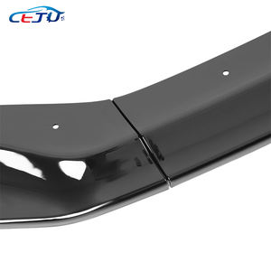 Kits de coche estilo ABS CS negro mate brillante, alerón de parachoques delantero, divisor de labios de barbilla para <span class=keywords><strong>Lexus</strong></span> <span class=keywords><strong>IS300h</strong></span> IS350 <span class=keywords><strong>F</strong></span> Sport XE30 2017-2020 - Product Image 6